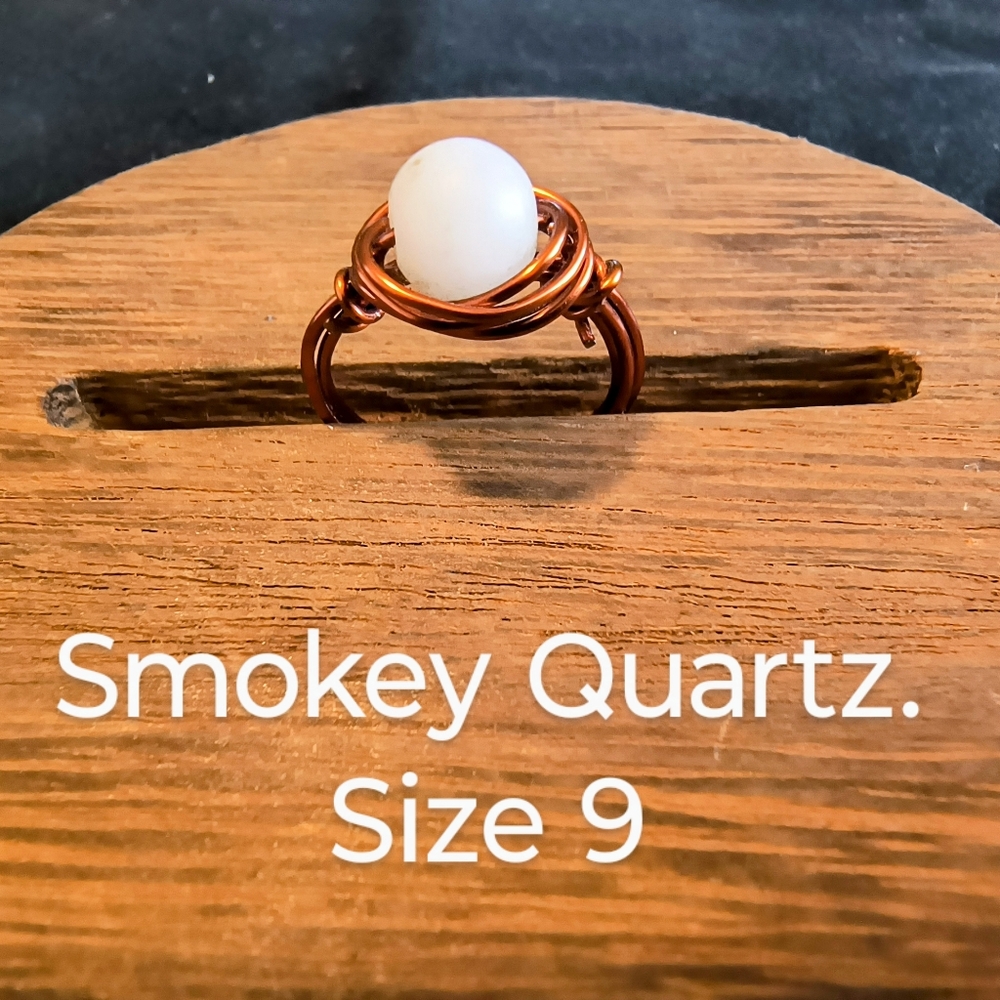 Smokey Quartz Ring Size 9